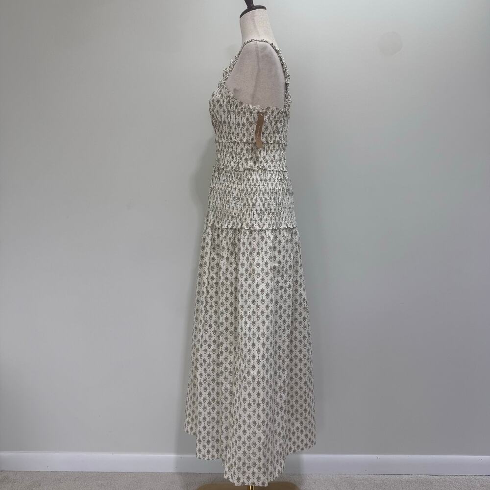 NWT Few Moda o.p.t Freya Cotton Dress Smocked Waist Cottagecore Milkmaid size M - Picture 5 of 12